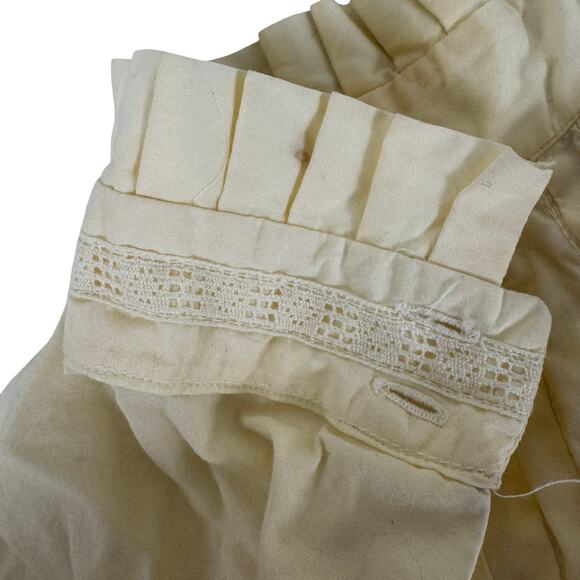 Vintage Nantucket Pintuck Blouse – 1980s Edwardian Style Cotton Top, Size 8 - Picture 16 of 16